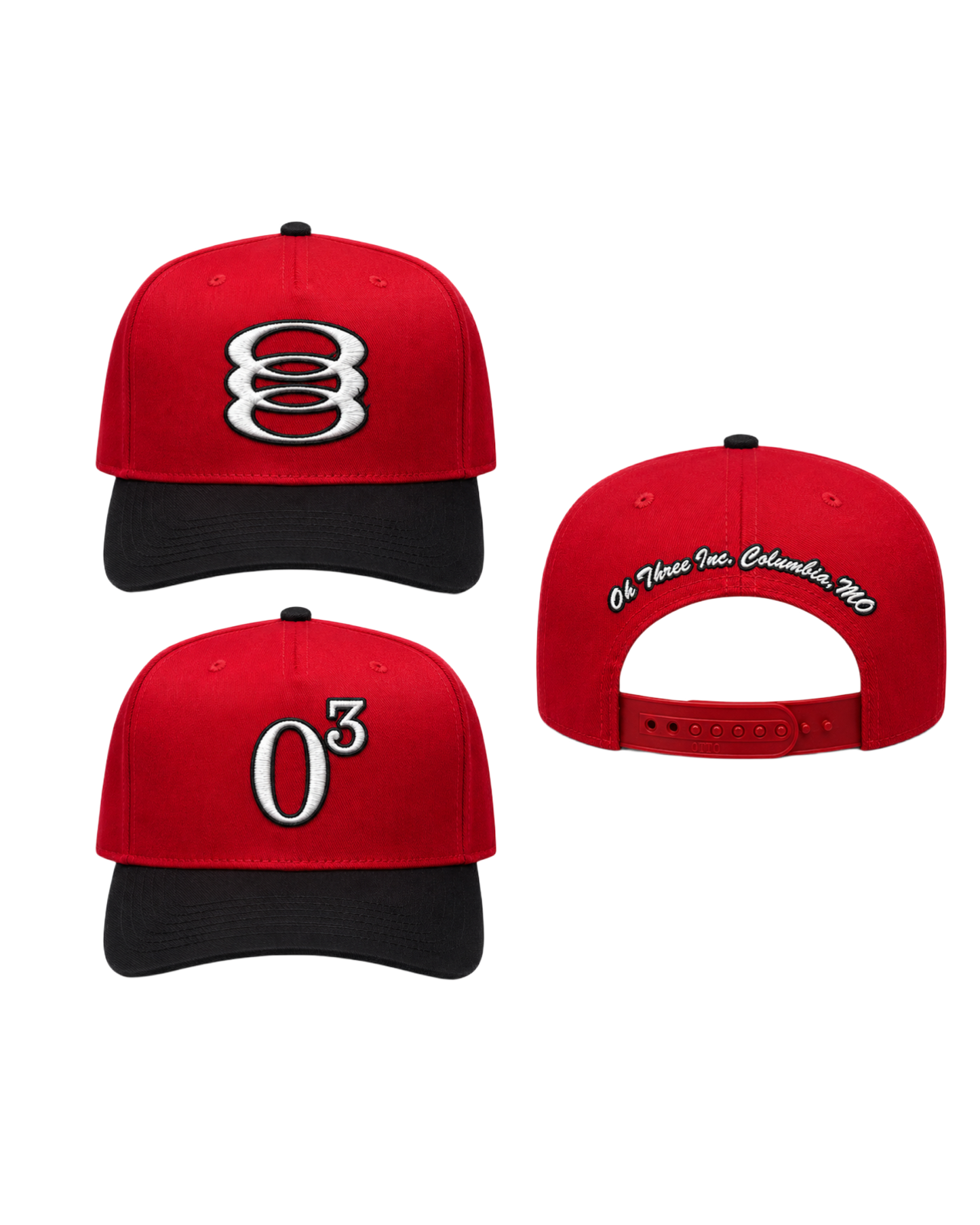 03 Brim - Red/White