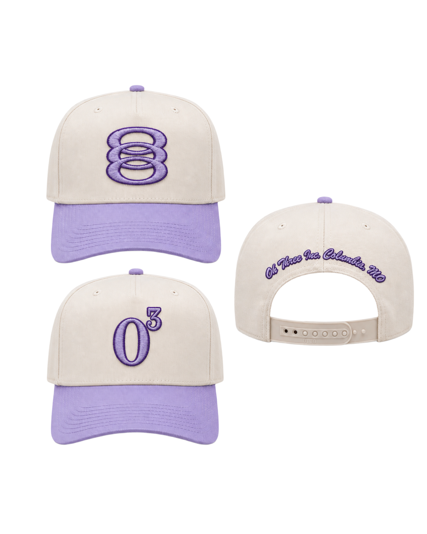 03 Brim - Cream/Lavender