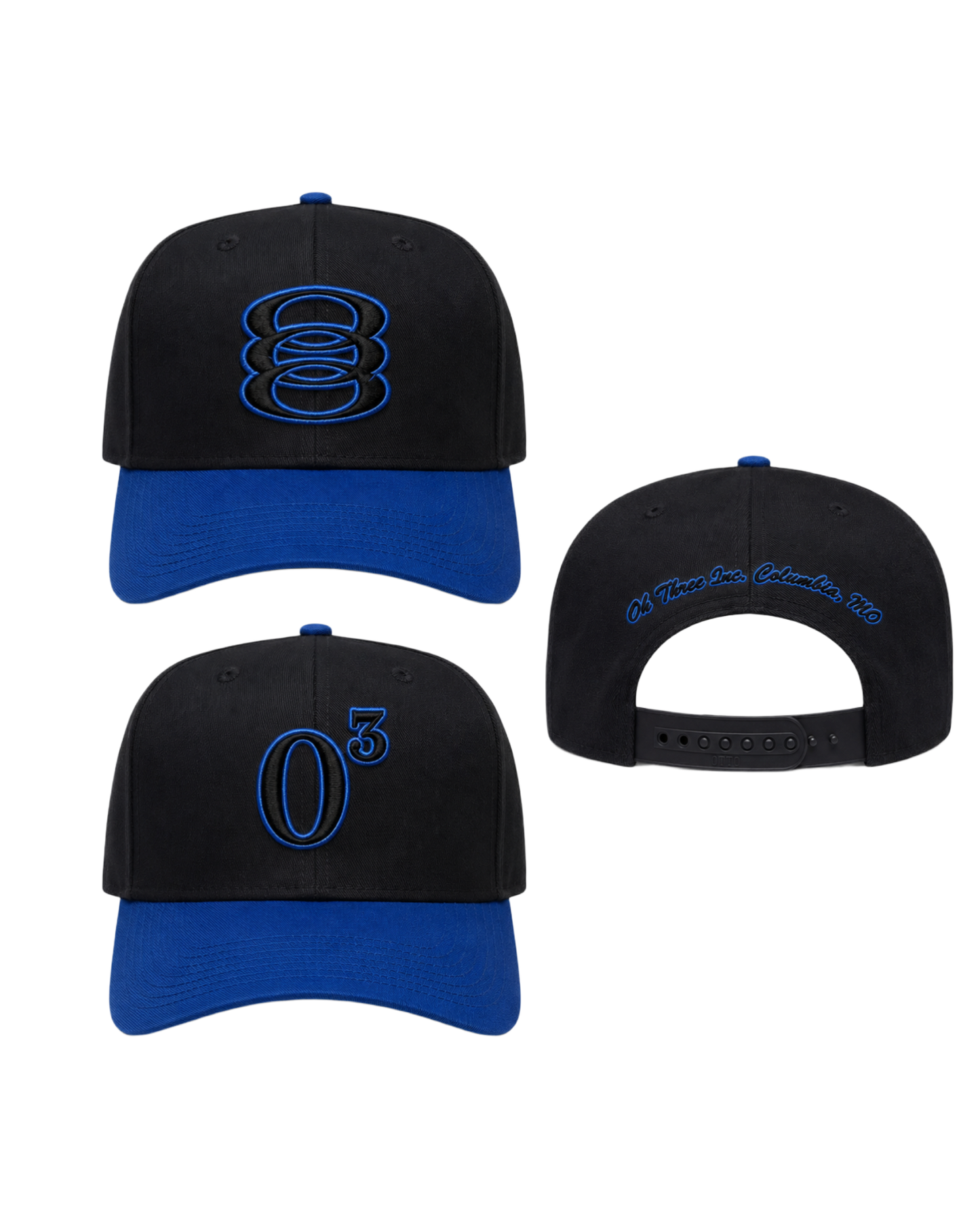 03 Brim - Black/Blue