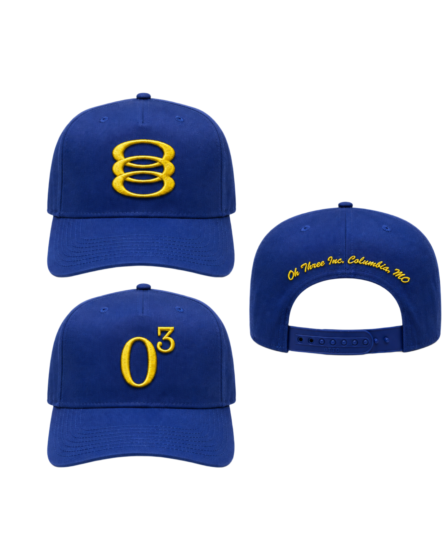 03 Brim - Blue/Yellow
