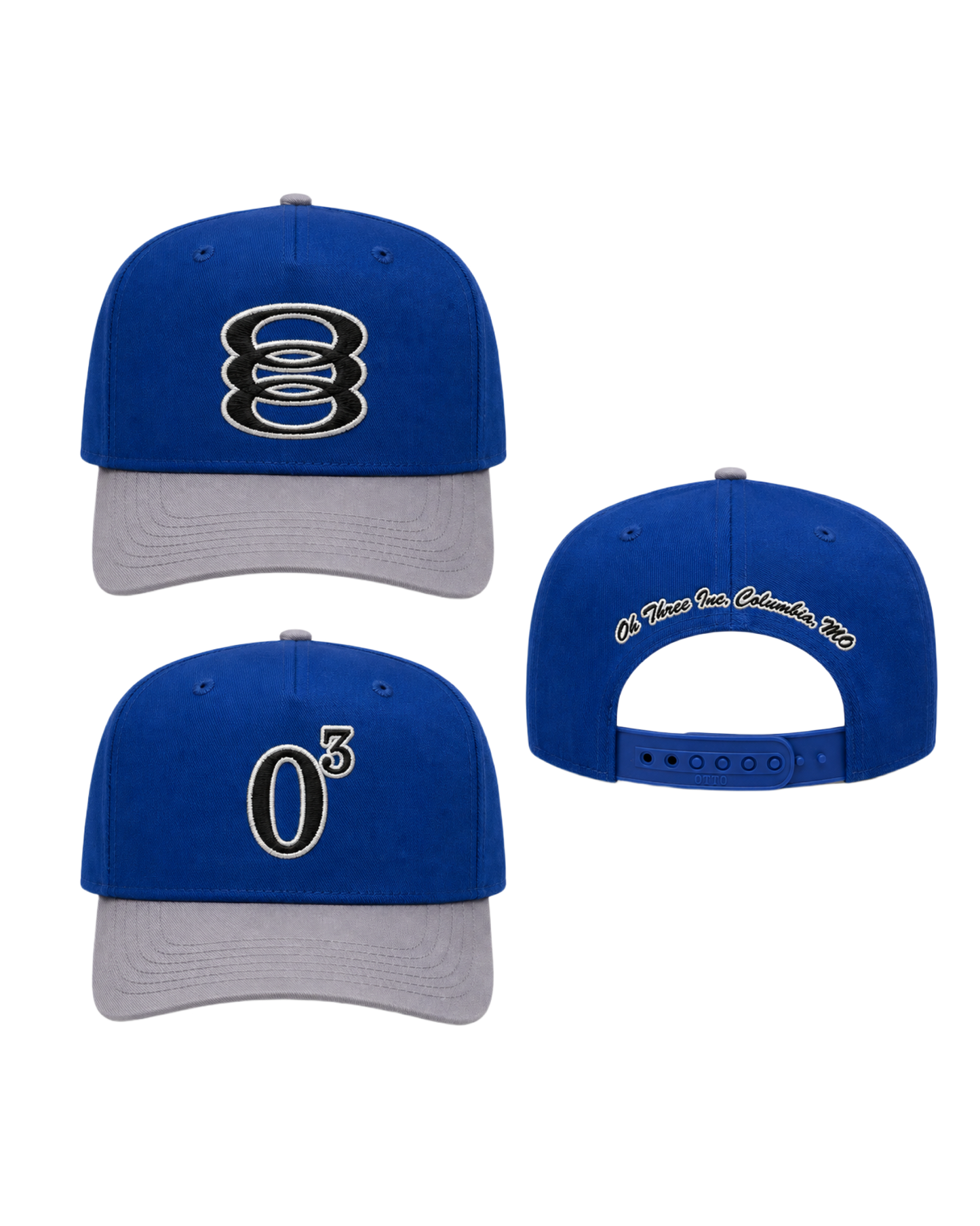 03 Brim - Blue/Grey